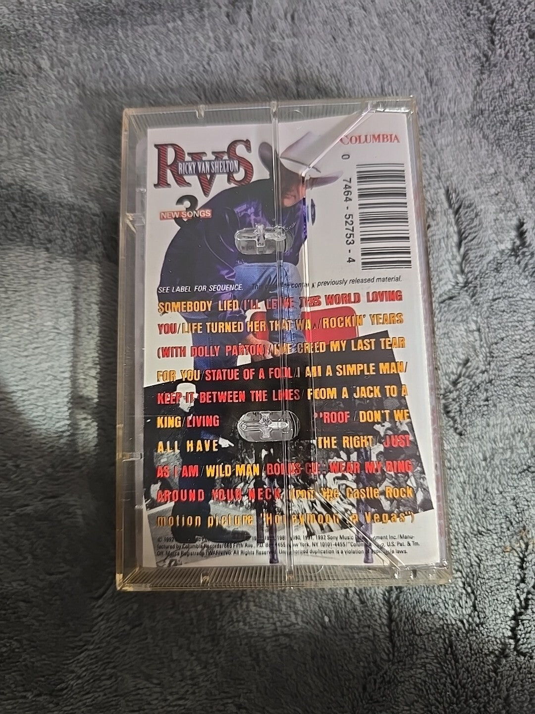 RICKY VAN SHELTON : Greatest Hits Plus-CASSETTE-1992-*Fast Combined Shipping*