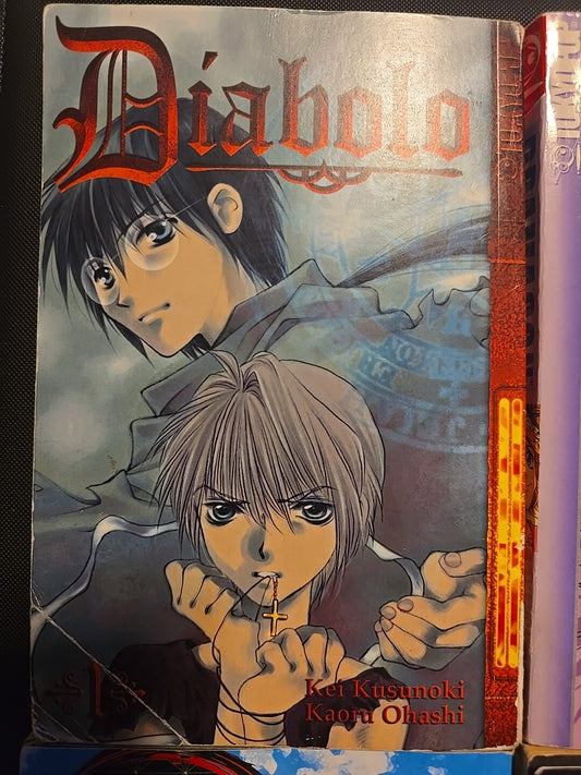 4 Manga Lot Diabolo 1, Demon Slayer 3, DramaCon 3, & Tsubasa 3