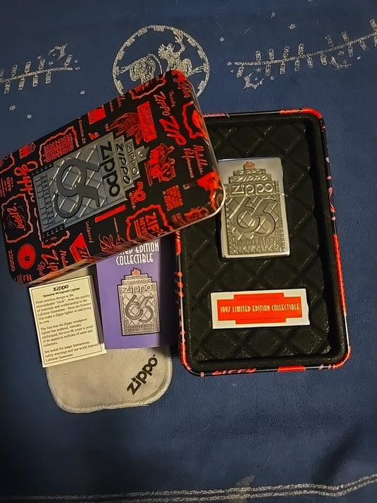 ZIPPO Lighter 1997 65th Anniversary Special Editio