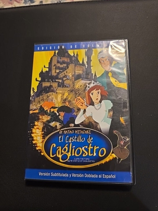The Castle of Cagliostro DVD Spanish Version Studio Ghibli Region