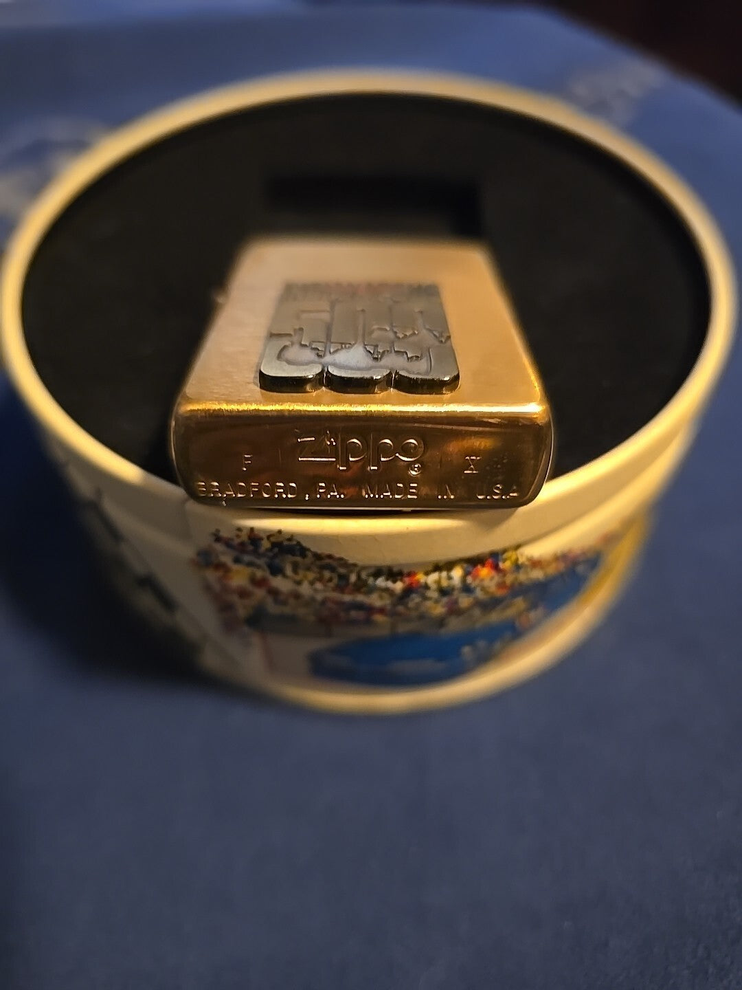 1994 Indianapolis 500 Brickyard 400 Brass Zippo Lighter New Sticker Unstruck