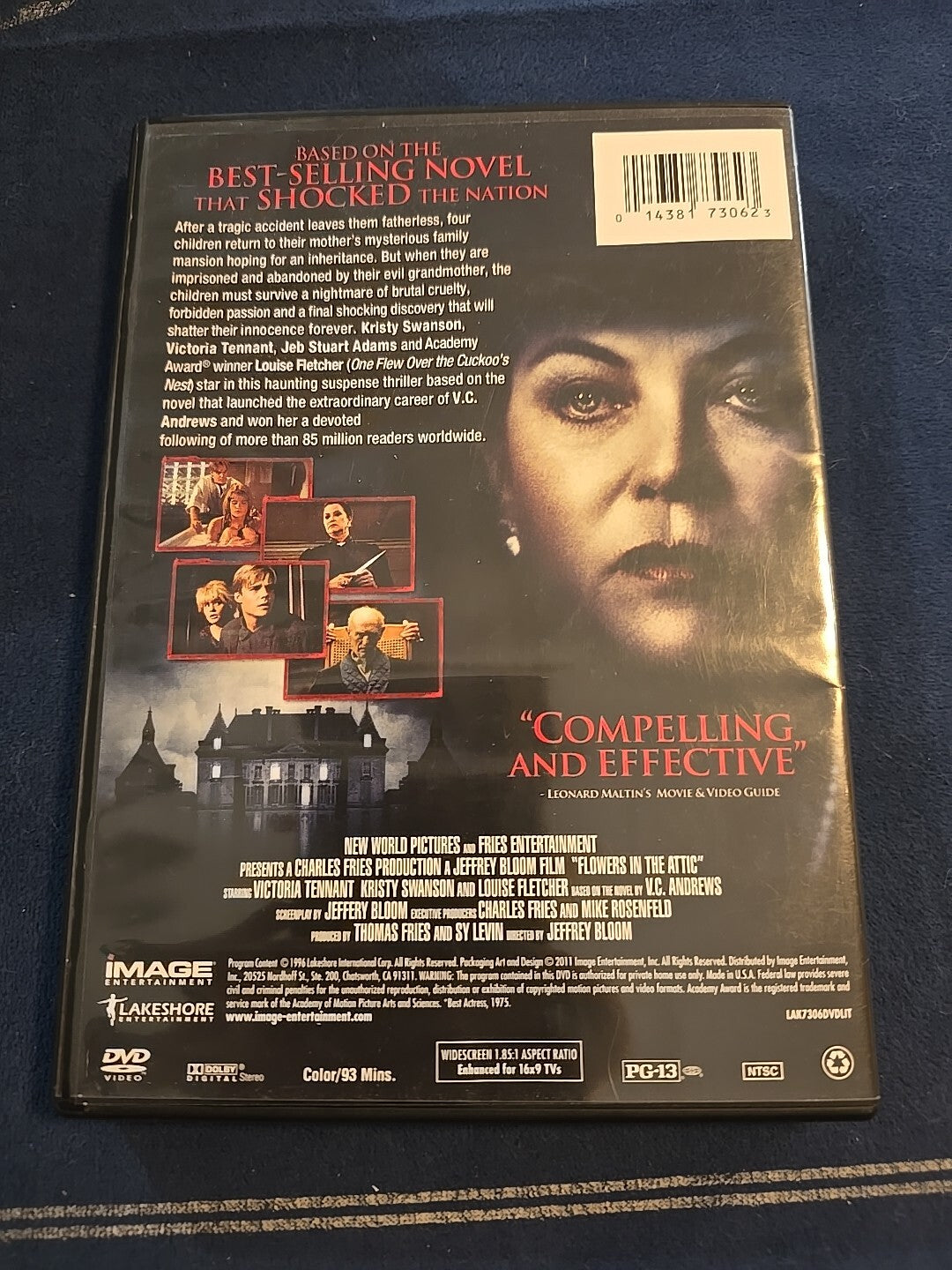 Flowers in the Attic (DVD, 1987)