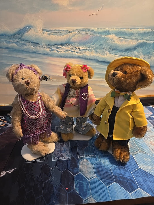 Pickford Brass Button Bears Lot Of 3 Plus Gummibar Munchen German Brown Bear