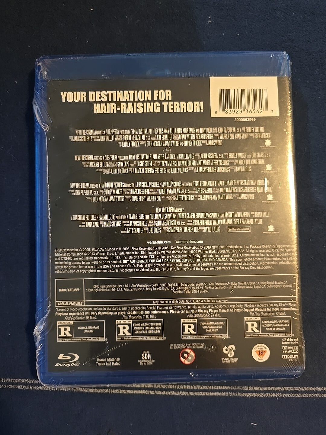 4 Film Favorites: Final Destination Collection (Blu-ray) 4 Disc Horror - New