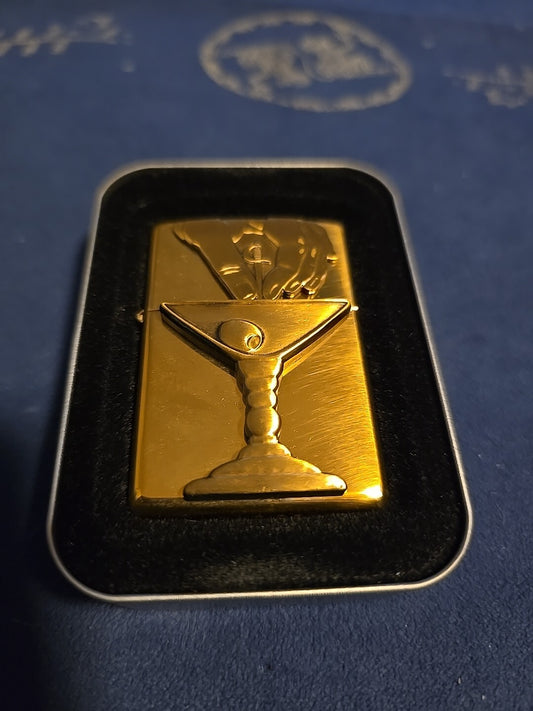 Zippo Brass Surprise Lighter Martini 1999