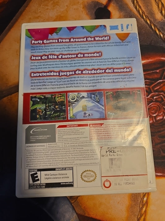 World Party Games Nintendo Wii Tested & Works