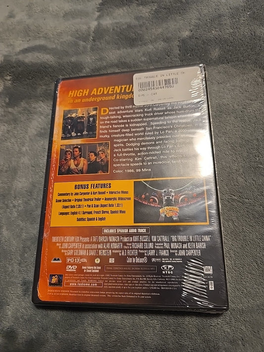 Big Trouble in Little China (DVD, 1986)