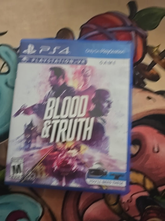 Blood & Truth PS4 VR Tested & Works