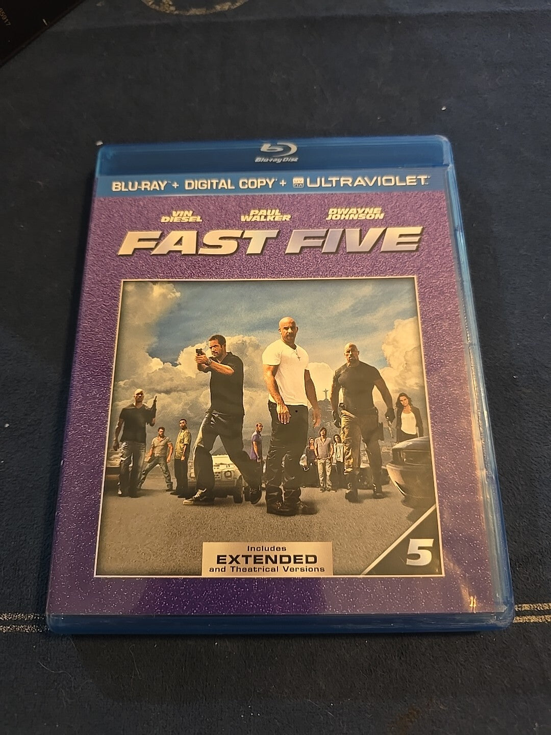 Fast Five On Blu-Ray with Vin Diesel 5 Very Good