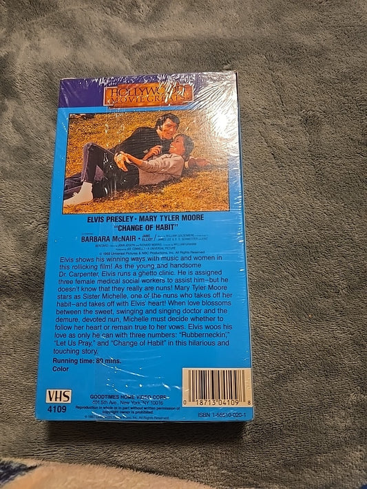 CHANGE OF HABIT ~ Elvis Presley ~ VHS ~ SEALED!!!