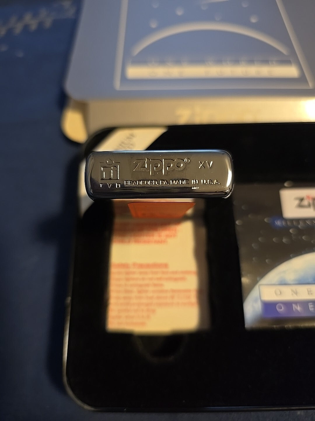1999 Millennium Edition "One World...One Future" Zippo Lighter MINT, Unfired (B)