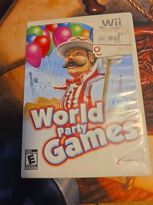 World Party Games Nintendo Wii Tested & Works