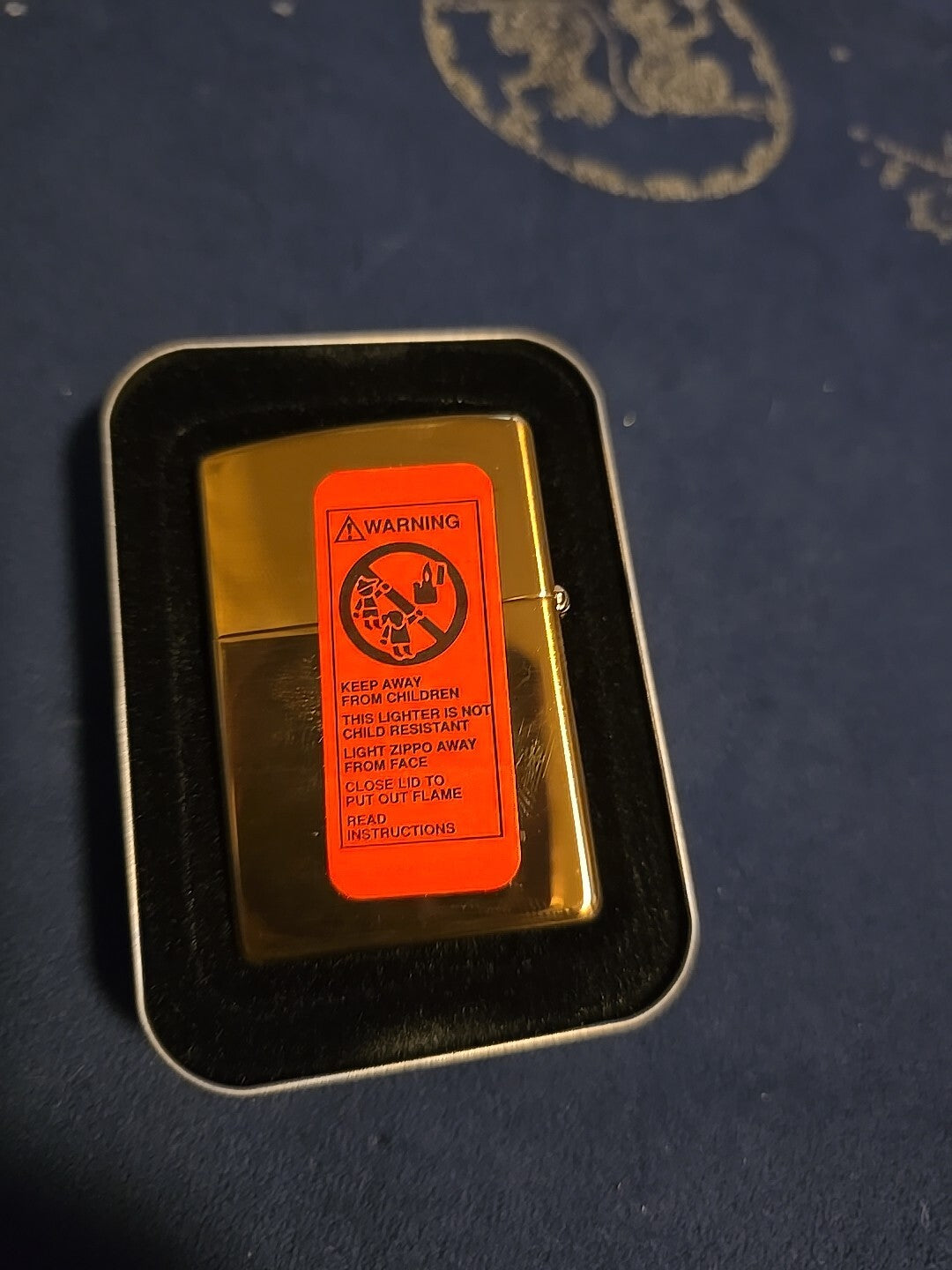 Zippo Brass Surprise Lighter Martini 1999