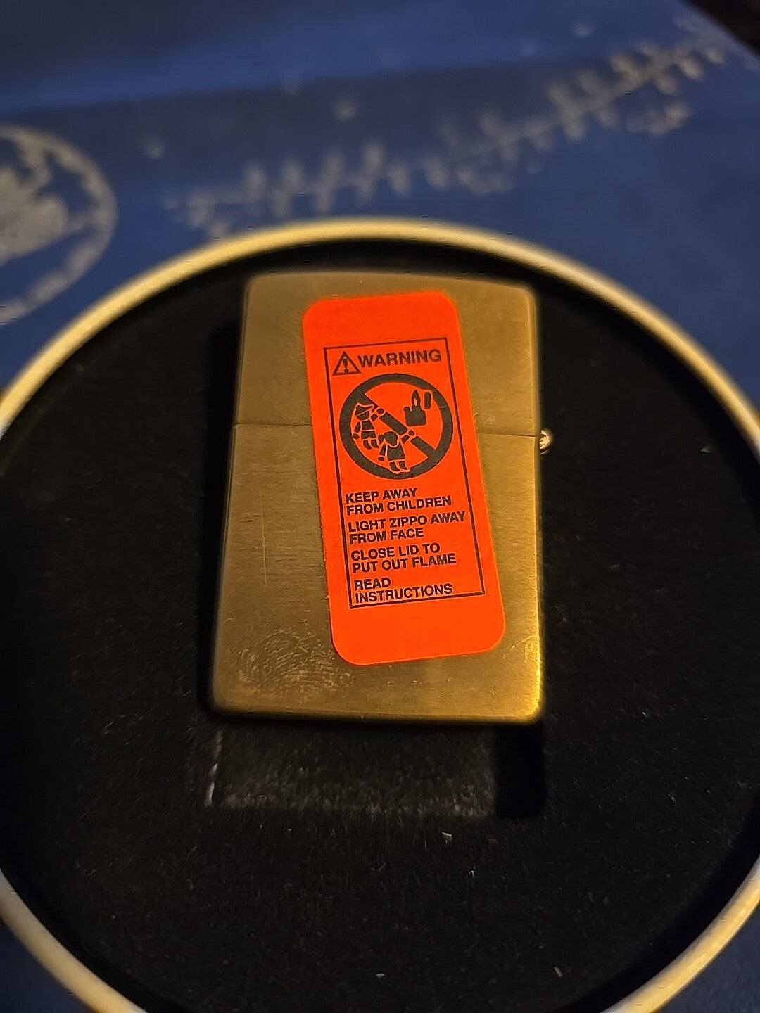 1994 Indianapolis 500 Brickyard 400 Brass Zippo Lighter New Sticker Unstruck