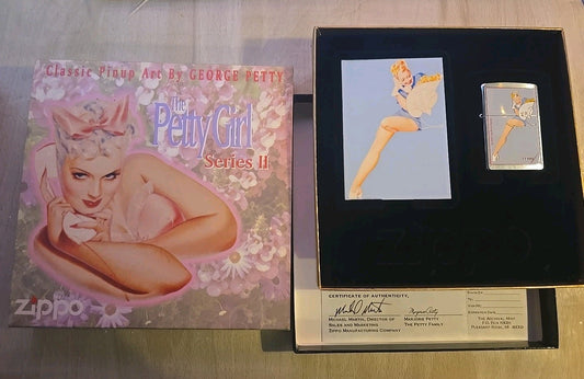 ZIPPO Petty Girl Flower Girl Series II Pinup Limited Edition Lighter