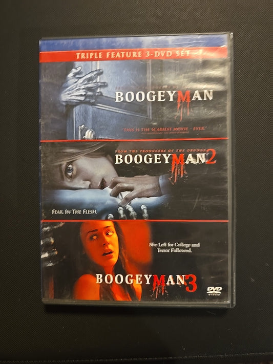 BOOGEYMAN 1 2 & 3 Trilogy DVD Set Horror Lucy Lawless Emily Deschanel RARE