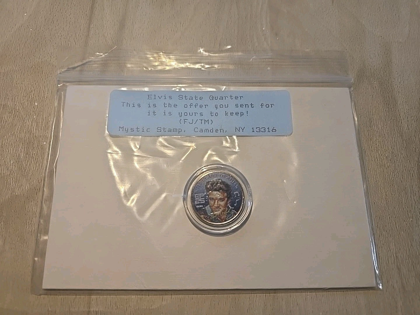 2002 25th Anniversary Elvis Presley Tennessee State Quarter