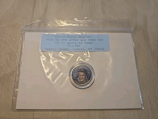 2002 25th Anniversary Elvis Presley Tennessee State Quarter