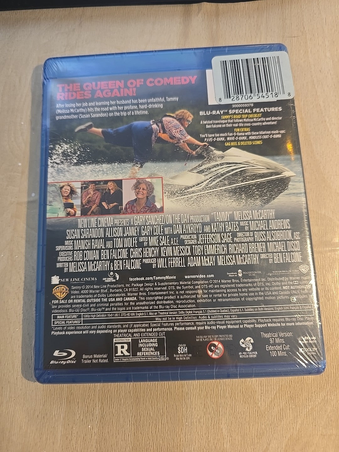 Tammy (Extended Cut) (Blu-ray, 2014)