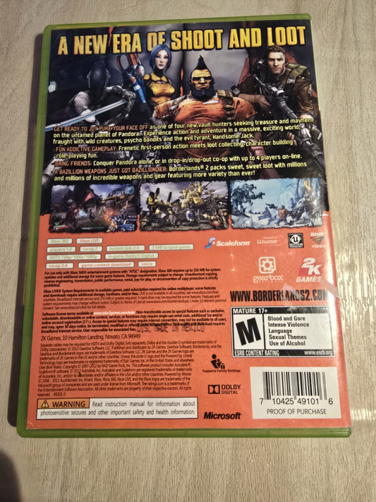Borderlands 2 Xbox 360 Tested & Works