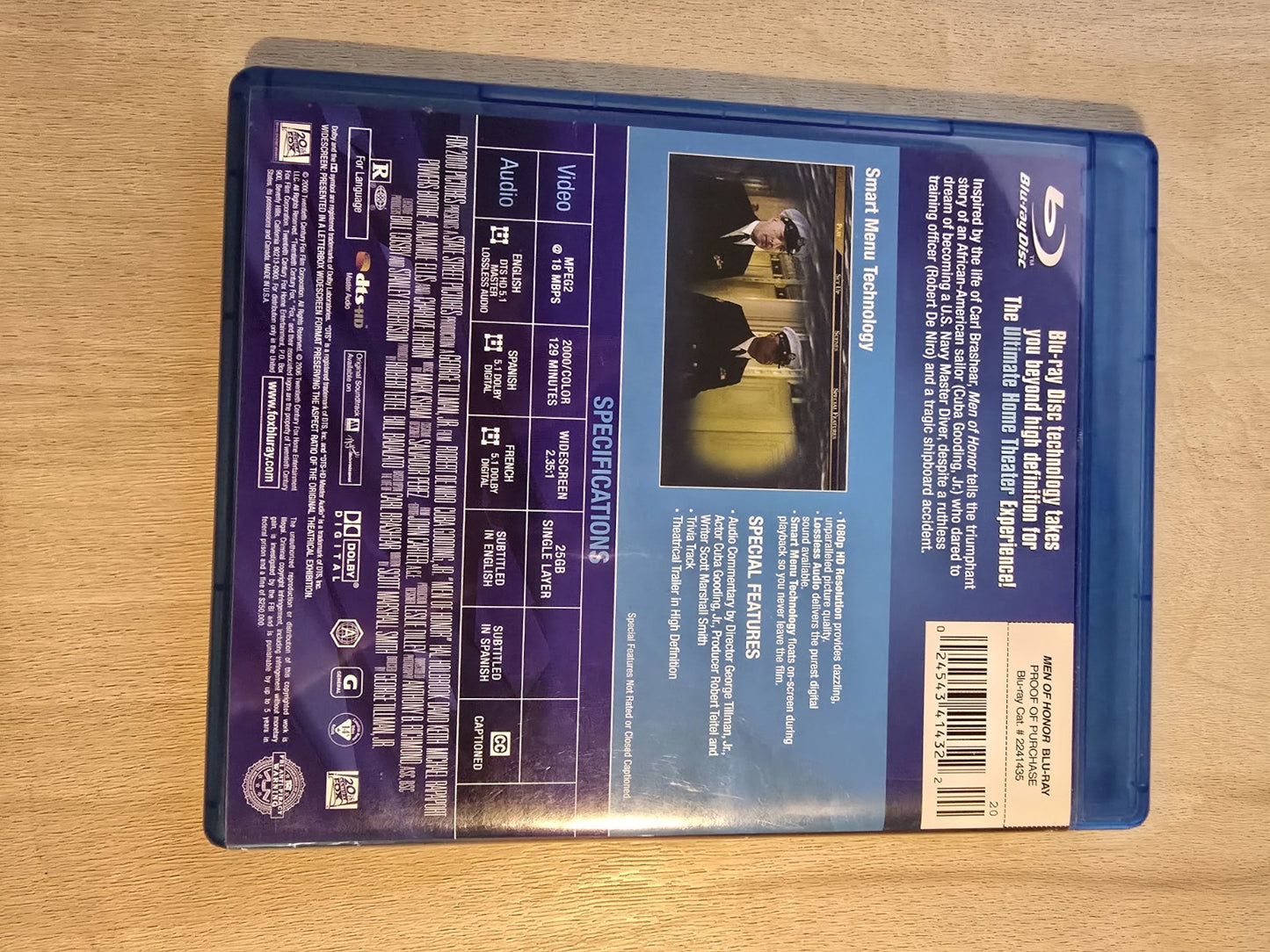 Men of Honor (Blu-ray, 2000)