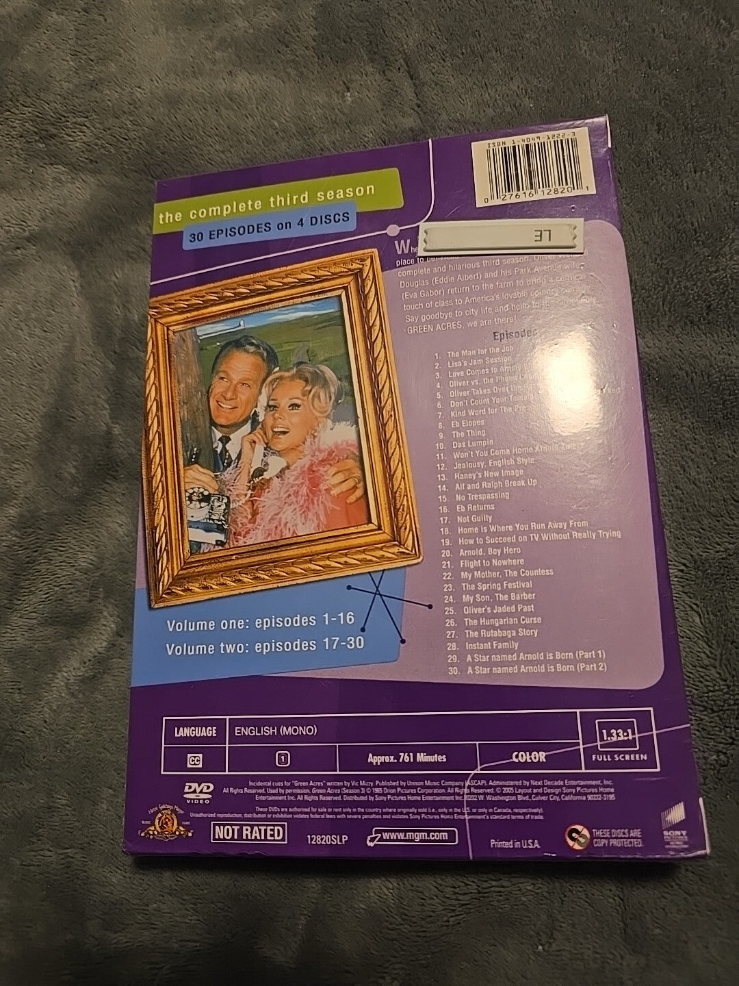 Green Acres - The Complete Third Season (DVD, 2009, 4-Disc Set)