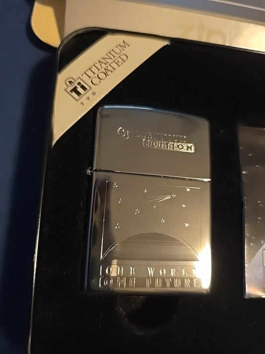 1999 Millennium Edition "One World...One Future" Zippo Lighter MINT, Unfired (B)