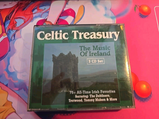 Celtic Treasury: The Music of Ireland 3-CD Set 1995 Compilation Polka Fiddle