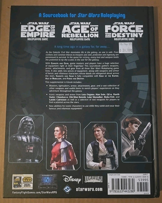 Fatansy Flight Games SWR17 Star Wars RPG: Gadgets & Gear