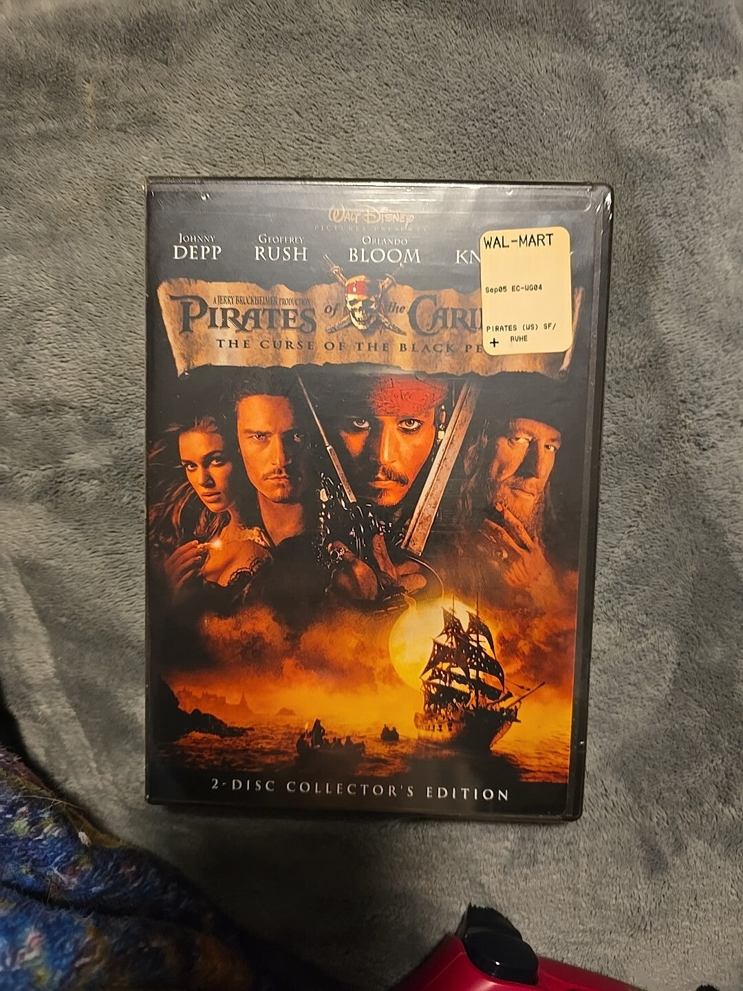 Pirates of the Caribbean: The Curse of the Black Pearl (DVD, 2003)