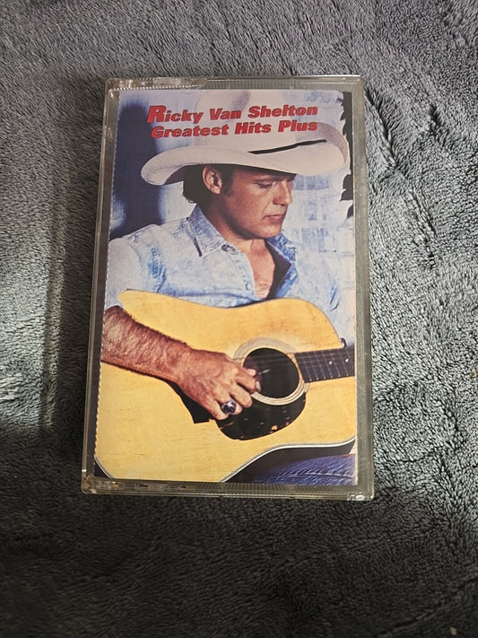 RICKY VAN SHELTON : Greatest Hits Plus-CASSETTE-1992-*Fast Combined Shipping*