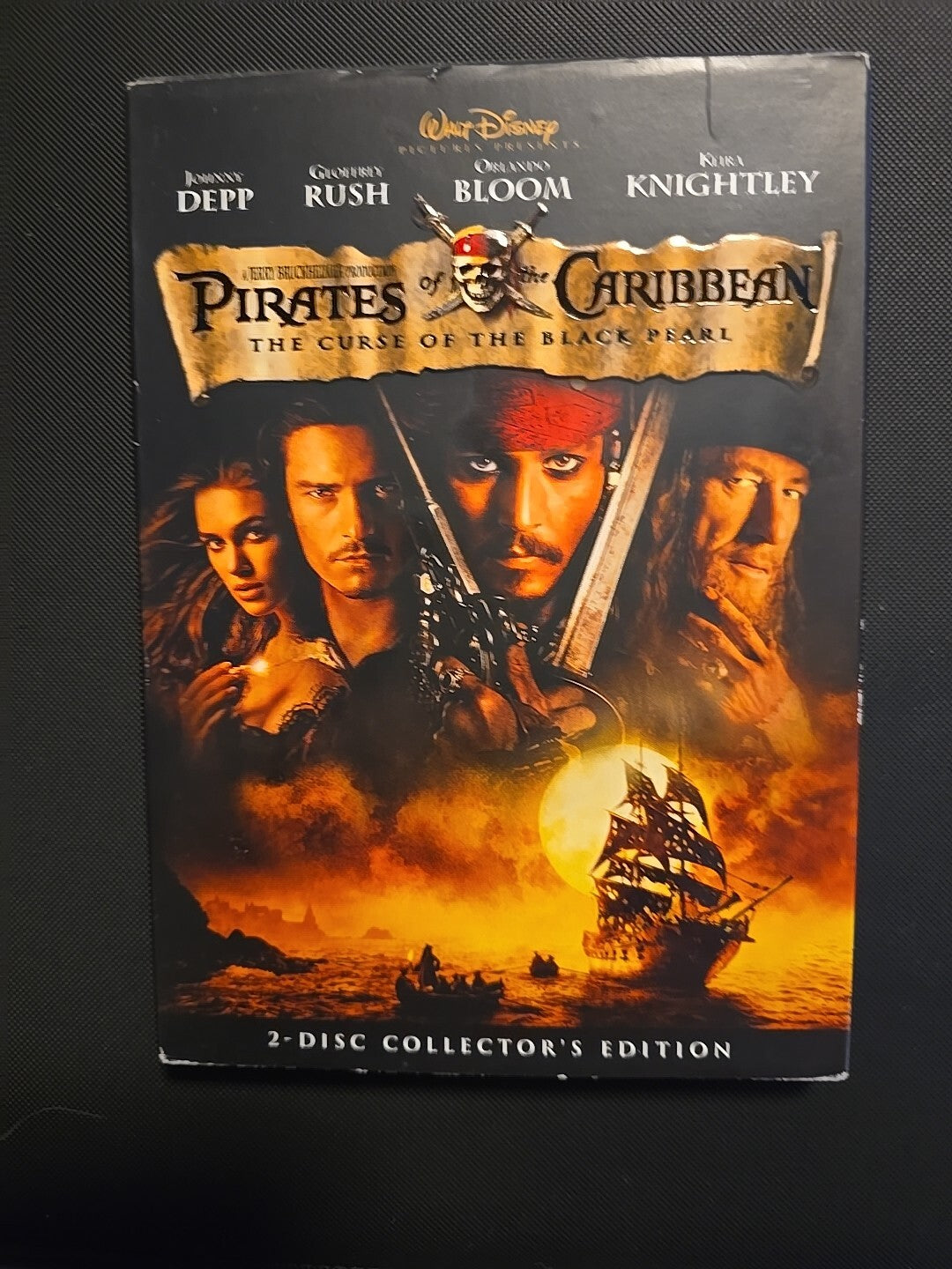Pirates of the Caribbean: The Curse of the Black Pearl (DVD, 2003)