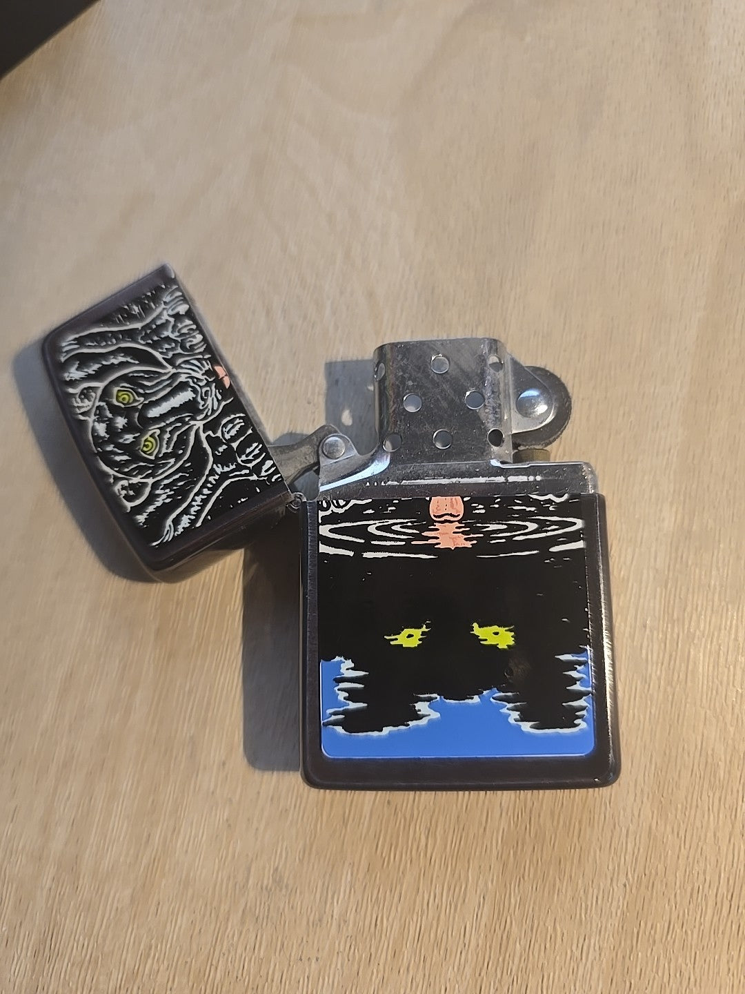 ZIPPO 1993 Barrett Smythe Endangered Animals Black Leopard Lighter Unfired