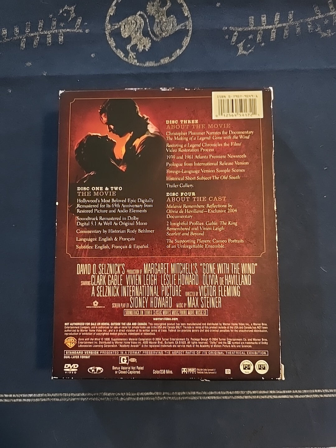 Gone with the Wind (DVD, 1939)