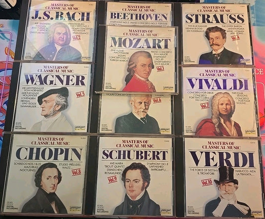 Masters of Classical Music Vol 1 To 10 - 10 Disk Collection