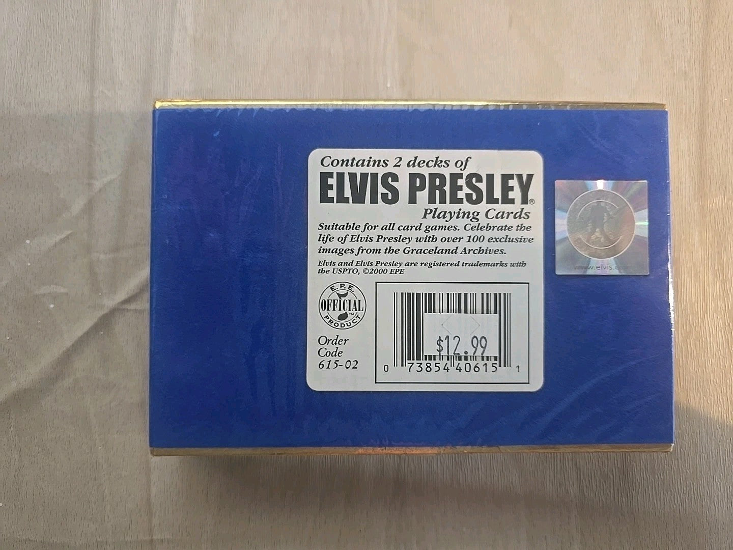 Elvis Presley Playing Cards (2) Deck Package FACTORY SEALED CARDS