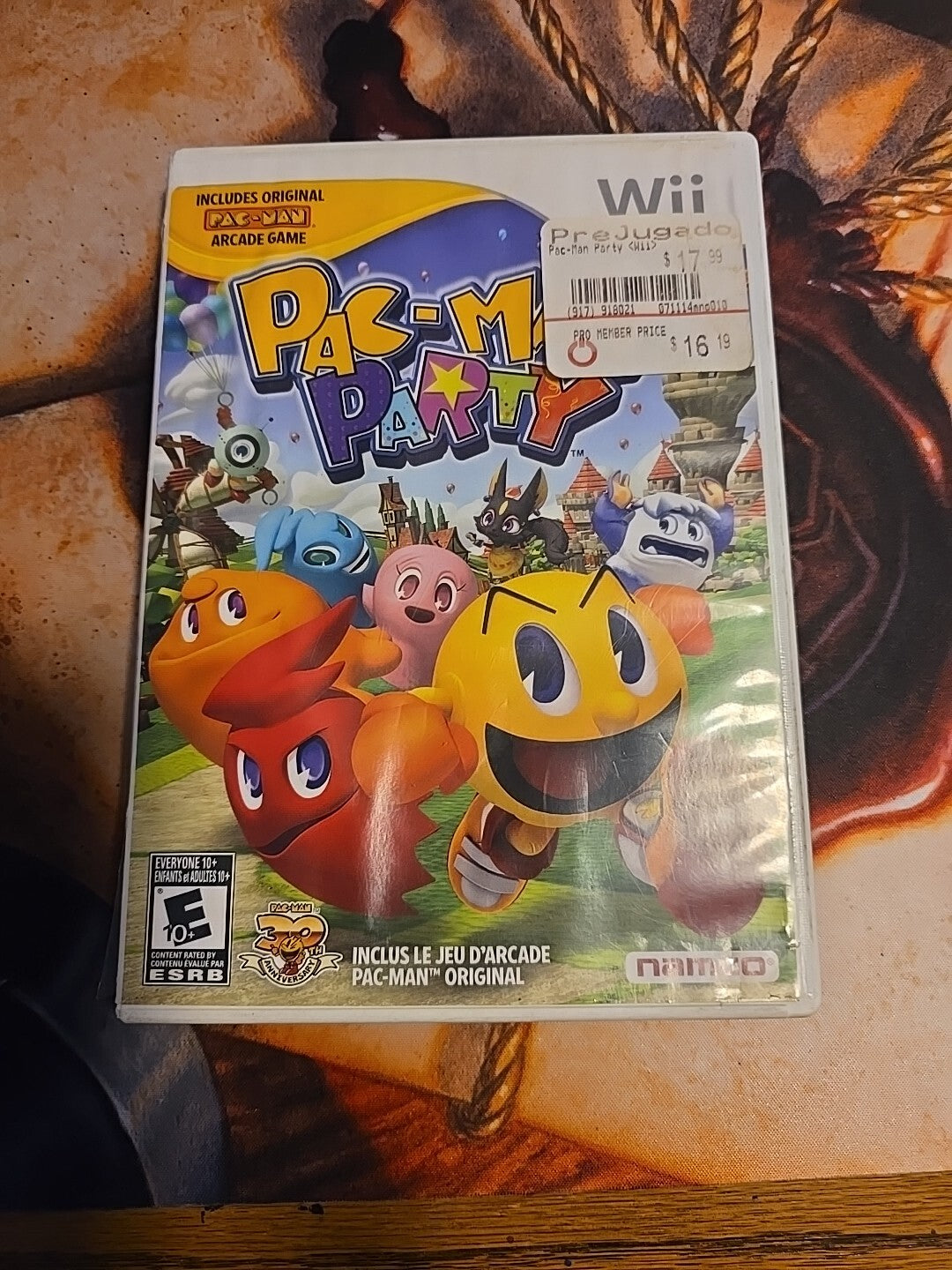 Pac-Man Party Nintendo Wii Tested & Works