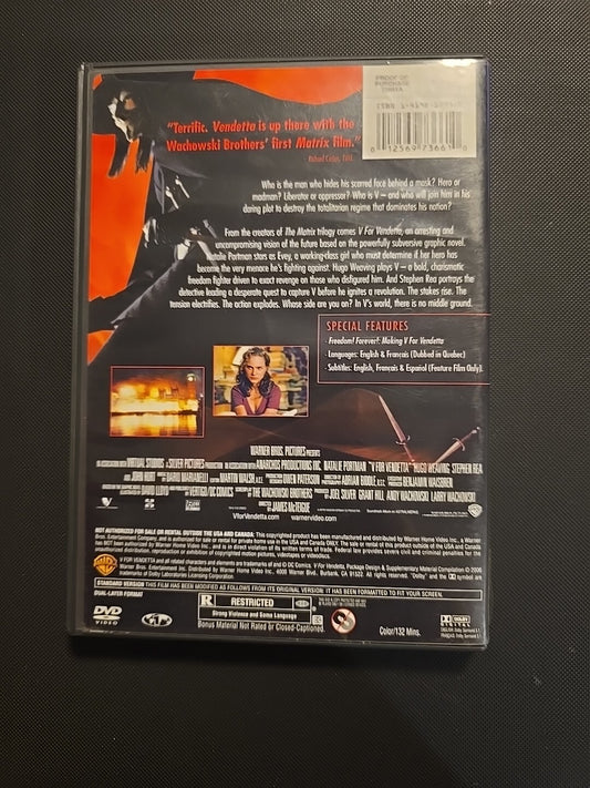 V for Vendetta (DVD, 2006)