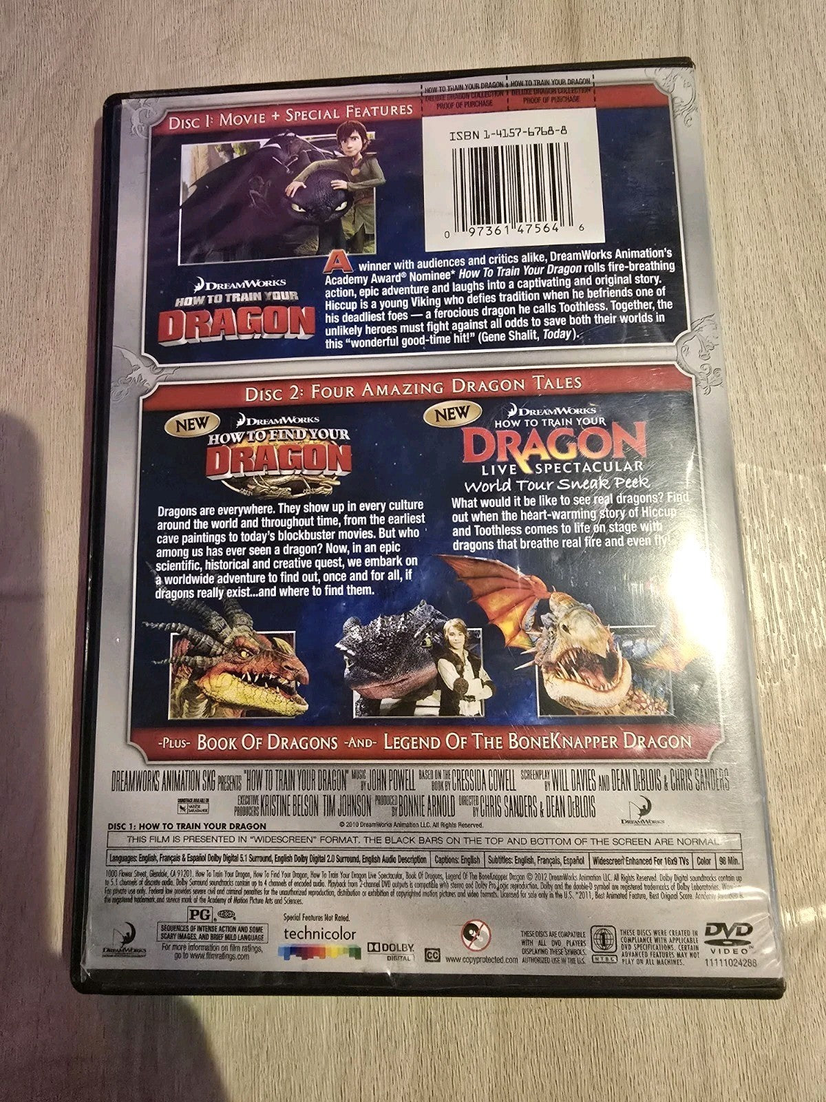 How to Train Your Dragon (DVD, 2012)