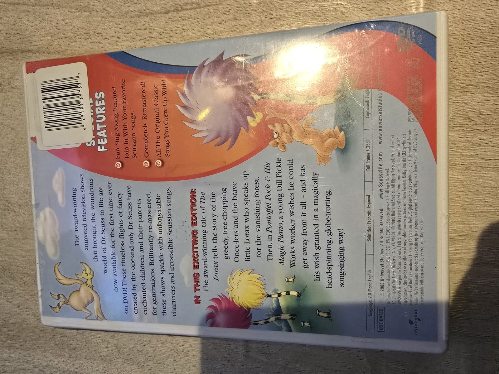 Dr. Seuss - The Lorax (DVD, 2003)