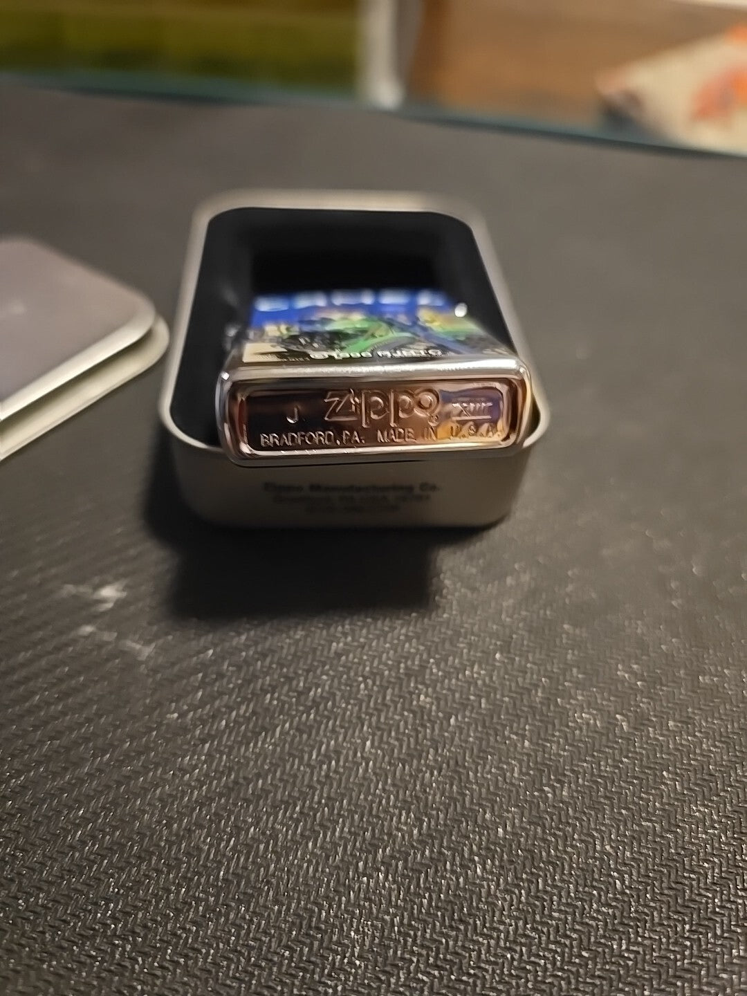 Zippo Lighter JOE CAMEL MOON & MOTOR 1996, MINT, (A)