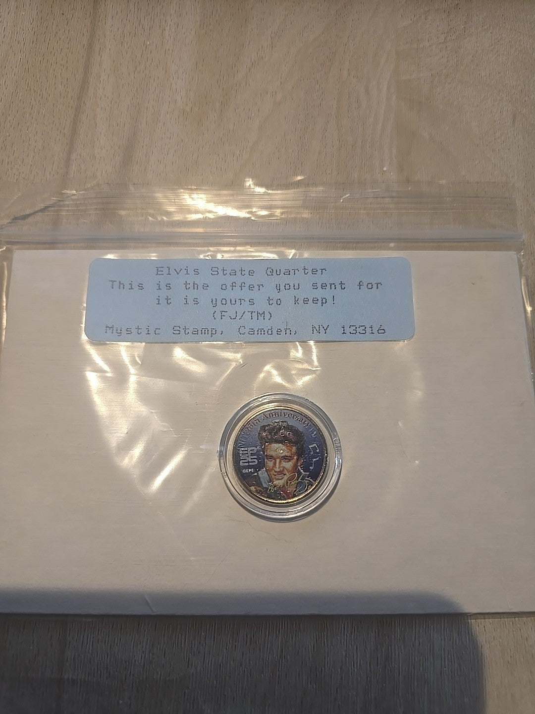 2002 25th Anniversary Elvis Presley Tennessee State Quarter