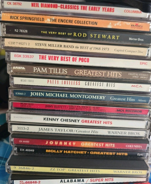 Greatest Hits & Best Of Music CD Lot – Rock, Country, Classics – Pick Your Album