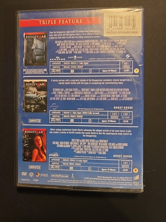 BOOGEYMAN 1 2 & 3 Trilogy DVD Set Horror Lucy Lawless Emily Deschanel RARE