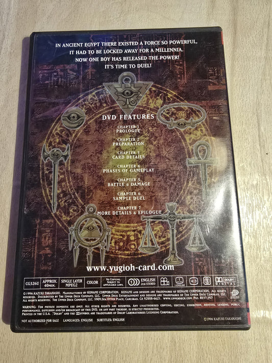 Yu Gi Oh Duel Master's Guide Trading Card Game 1996 Konami Official Rules DVD