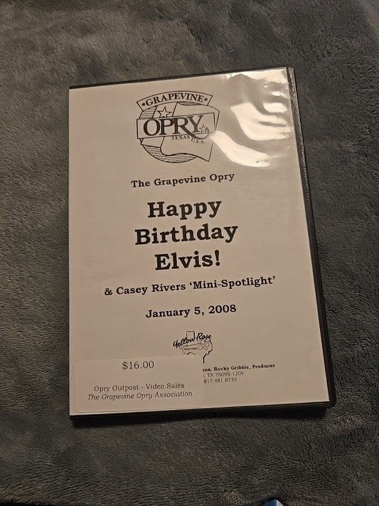 Grapevine Texas Opry Happy Birthday Elvis
