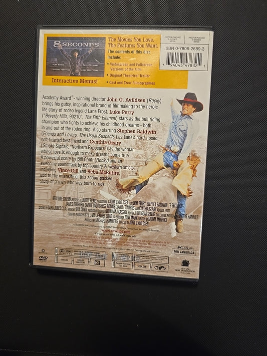 8 Seconds (DVD, 1994)