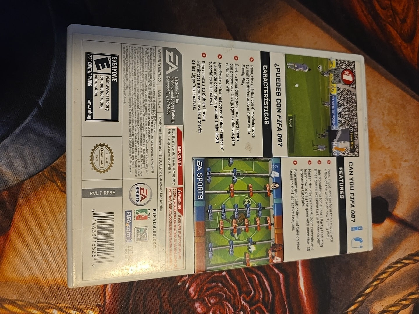 FIFA 08 Nintendo Wii Tested & Works
