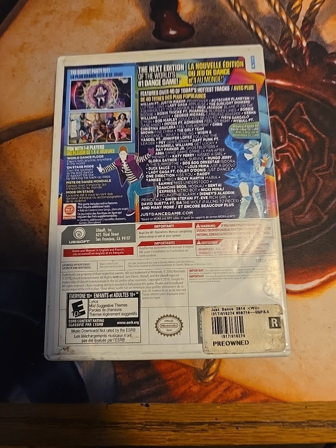 Just Dance Nintendo Wii Tested & Works