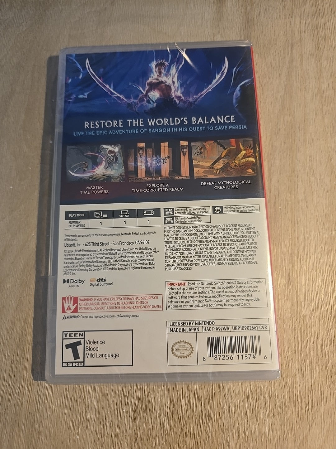 Prince of Persia The Lost Crown - Nintendo Switch